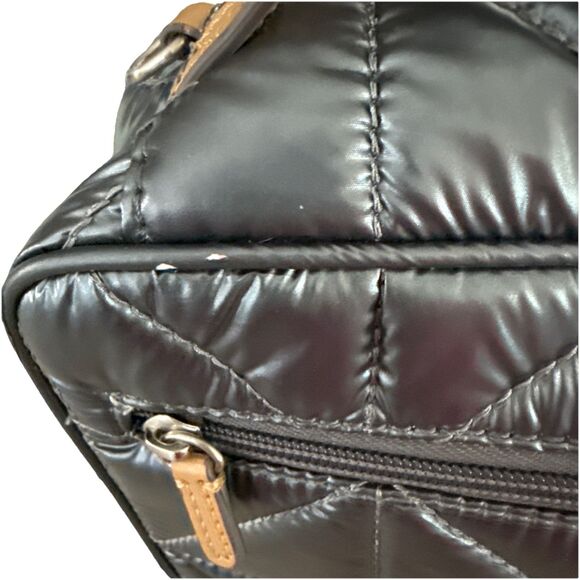 Twelvelittle Diaper Clutch Crossbody Diaper Bag Quilted‎ Metallic Gray - Picture 8 of 16